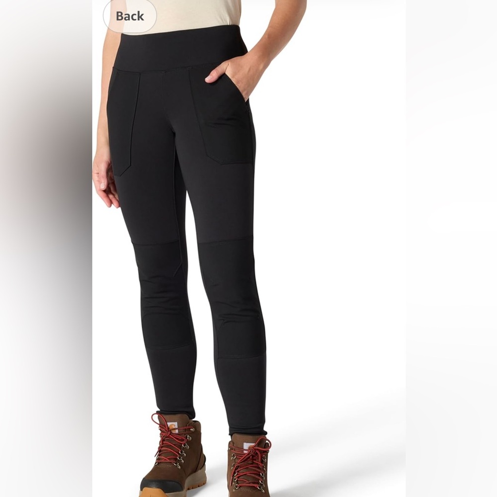 Carhartt Women's Black Utility Force Fitted Midweight Leggings